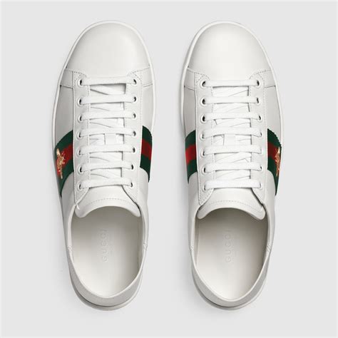 gucci new ace leather sneakers with web detail|gucci ace leather sneaker review.